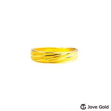 Jove Gold 漾金飾 墜入愛河黃金女戒指