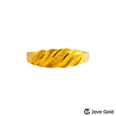 Jove Gold 漾金飾 愛情頻率黃金女戒指