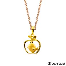 Jove Gold 漾金飾 平安雞黃金墜子 送項鍊