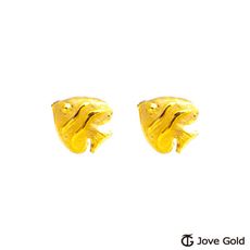 Jove Gold 漾金飾 悠然自得黃金耳環