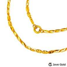 Jove Gold 漾金飾 幸運數字黃金男項鍊(約7.00錢)(約2尺/60cm)