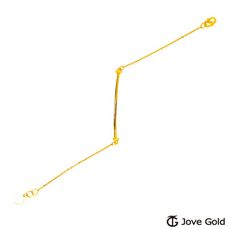 Jove Gold 漾金飾 恣意的愛黃金手鍊