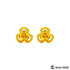 Jove Gold 漾金飾 浪漫的直覺黃金耳環