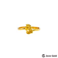 JoveGold漾金飾 卡哇伊黃金戒指