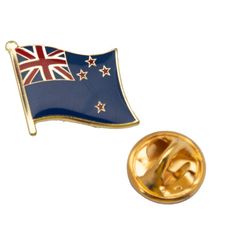 New Zealand 紐西蘭 國徽胸章 金屬別針 國徽胸徽 金屬飾品 國徽配飾 出國 辨識