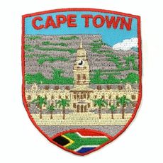 南非開普敦 外套熨斗刺繡背膠補丁 袖標 布標 布貼 補丁 貼布繡 臂章