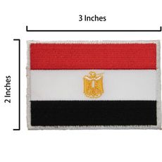 埃及 Egypt 熨斗燙布貼 布藝徽章 長袖 肩章 電繡刺繡章 熨斗徽章 布藝燙貼 Flag Pat