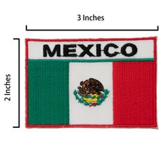 墨西哥 Mexico 熱燙貼布 電繡背膠補丁 熱燙袖標 熱燙燙布貼紙 刺繡布貼 熨斗貼紙 熱燙貼紙