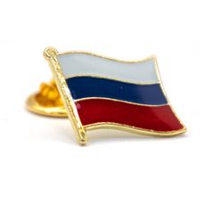 Russia 俄羅斯國旗 辨識胸針 國旗配飾 國徽徽章愛國 國慶 遊行 流行