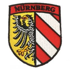 Nuremberg 紐倫堡徽章 貼布 徽章 熨斗燙布貼 刺繡布貼 刺繡繡片貼 背膠貼布 皮包 百搭