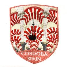 西班牙 科爾多瓦主教座堂 地標刺繡徽章 胸章 立體繡貼 裝飾貼 繡片貼 燙布貼紙