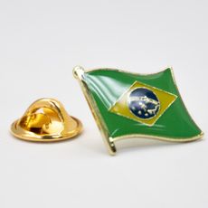 Brazil 巴西 國徽別針 徽章 金屬配飾 別針 紀念品 配飾 西裝