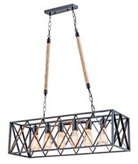 工業風麻繩造型餐吊燈