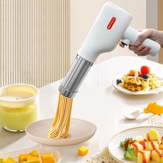 【ENNE】USB充電式DIY無線手持電動製麵條機(灌腸機/壓麵機/製麵器/麵條器)(K0082)