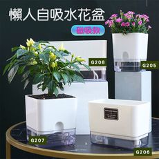 【fioJa 費歐家】磁吸免澆水懶人盆栽 G208自動吸水 創意花盆 盆栽容器