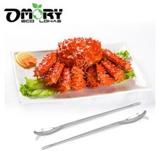 【OMORY】不鏽鋼兩用海鮮/蟹匙叉