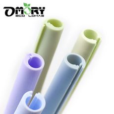 【OMORY】可拆洗環保矽膠吸管(附切口器)-隨機出貨