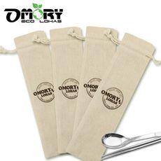 【OMORY】環保棉麻餐具收納袋/吸管收納袋/棉麻收納袋/筷袋/餐具袋(不含餐具)