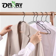 【OMORY】工業風鐵藝衣架3入-黑