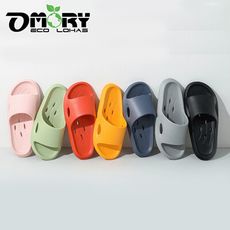 【OMORY】EVA寬版厚底浴室居家排水防水拖鞋