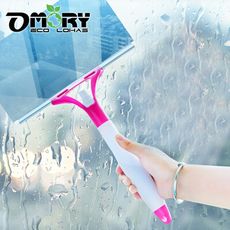 【OMORY】玻璃清潔噴霧刮水器2入組-顏色隨機