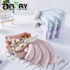 【OMORY】水果鳳梨/香蕉造型QQ糖果盒 水果盒 收納盒