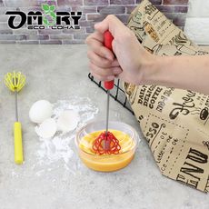 【OMORY】不鏽鋼半自動打蛋器-二入