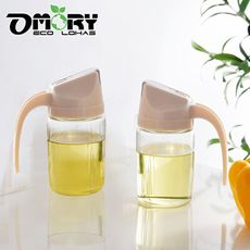 【OMORY】自動開口玻璃油壺 醬料壺 醬油壺300ML