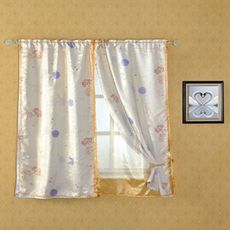 【穿桿式設計】台灣製和風蒲公英遮光窗簾 140x160cm