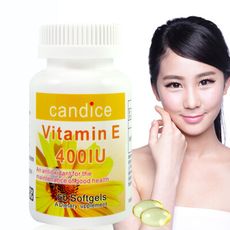 【Candice】康迪斯優質生活維生素E膠囊 (60顆/瓶)