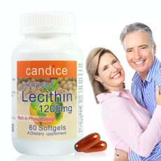 【Candice】康迪斯活力大豆卵磷脂膠囊1200mg(60顆/瓶)