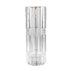 法國CRISTAL D'ARQUES高級水晶玻璃花器 花瓶 花插 水晶含量24% 30cm