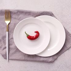 ZERO原點居家 素白餐盤 甜品展示盤 7吋 茶盤 蛋糕盤 下午茶盤 餐盤 圓盤 平盤 陶瓷盤