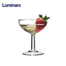 【Luminarc】法國樂美雅 半圓香檳杯 130mL 130cc 雞尾酒杯 高腳杯 飲料杯 飛碟杯