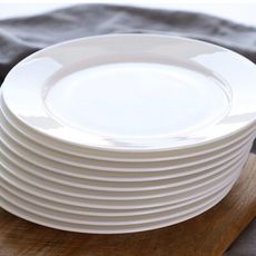 ZERO原點居家 素白餐盤 甜品展示盤 10吋 茶盤 蛋糕盤 下午茶盤 餐盤 圓盤 平盤 陶瓷盤