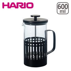 HARIO 霧黑濾壓壺 600ml  耐熱玻璃 法式濾壓壺 - 600ml