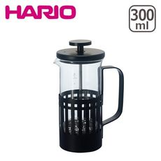 HARIO 霧黑濾壓壺 300ml  耐熱玻璃 法式濾壓壺 - 300ml