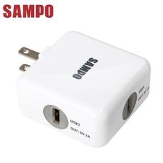 【SAMPO聲寶】 雙USB 3.1A旅行用充電器(DQ-U1202UL)