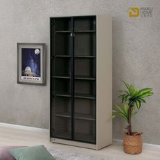 WAKUHOME 瓦酷家具Lux奢雅現代風2.7尺雙門展示櫃B001-E511