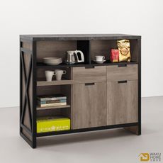 WAKUHOME 瓦酷家具 Clay時尚生活-深色4尺吧檯 A023-B365-01