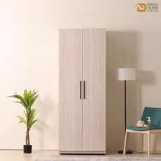 WAKUHOME 瓦酷家具  Linda 白橡簡約生活7尺高衣櫥-收納 B001-239