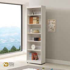 WAKUHOME 瓦酷家具Lotso自然日系白榆木2尺開放書櫃A014-N109