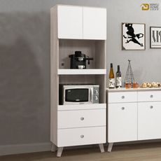 WAKUHOME 瓦酷家具 Winni北歐風2尺高餐櫃A011-W312