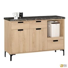 WAKUHOME 瓦酷家具 Smeg4尺石面收納櫃下座 A002-913-4