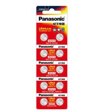 Panasonic 1.5V鹼性電池 LR44/A76/AG13/G13A (1卡10顆)