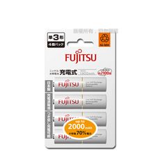 FUJITSU富士通 低自放電3號1900mAh充電電池 HR-3UTC 4顆