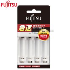 Fujitsu富士通 急速4槽低自放充電器 FUJITSU FCT344-AT