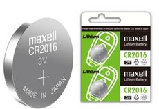 maxell 麥克賽爾 3V鋰電池 CR2016 (5顆)