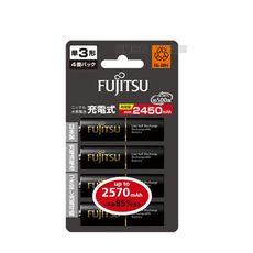 FUJITSU富士通 低自放電3號2450mAh充電電池 HR-3UTHC 4顆