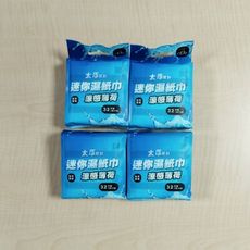 宏瑋迷你薄荷涼感濕紙巾(4包/串)X4串